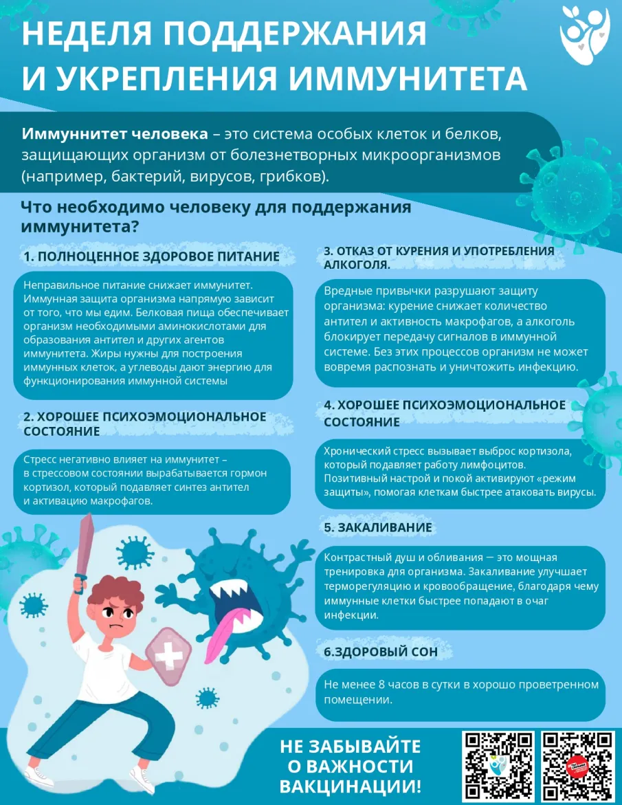 Береги иммунитет с молода!
